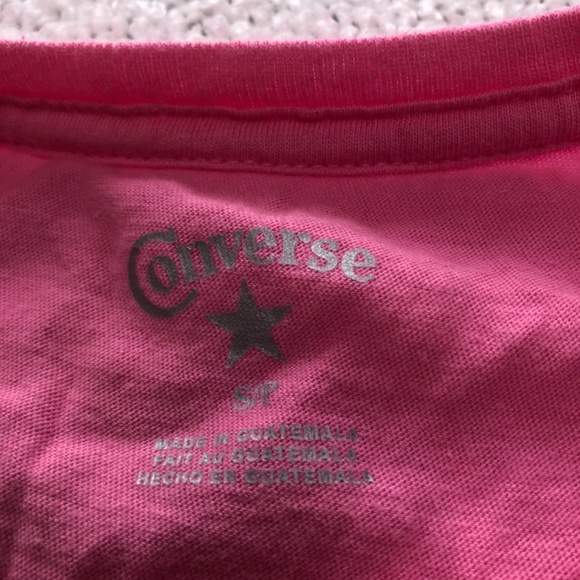 CONVERSE All Star size small pink shirt. - Picture 3 of 5
